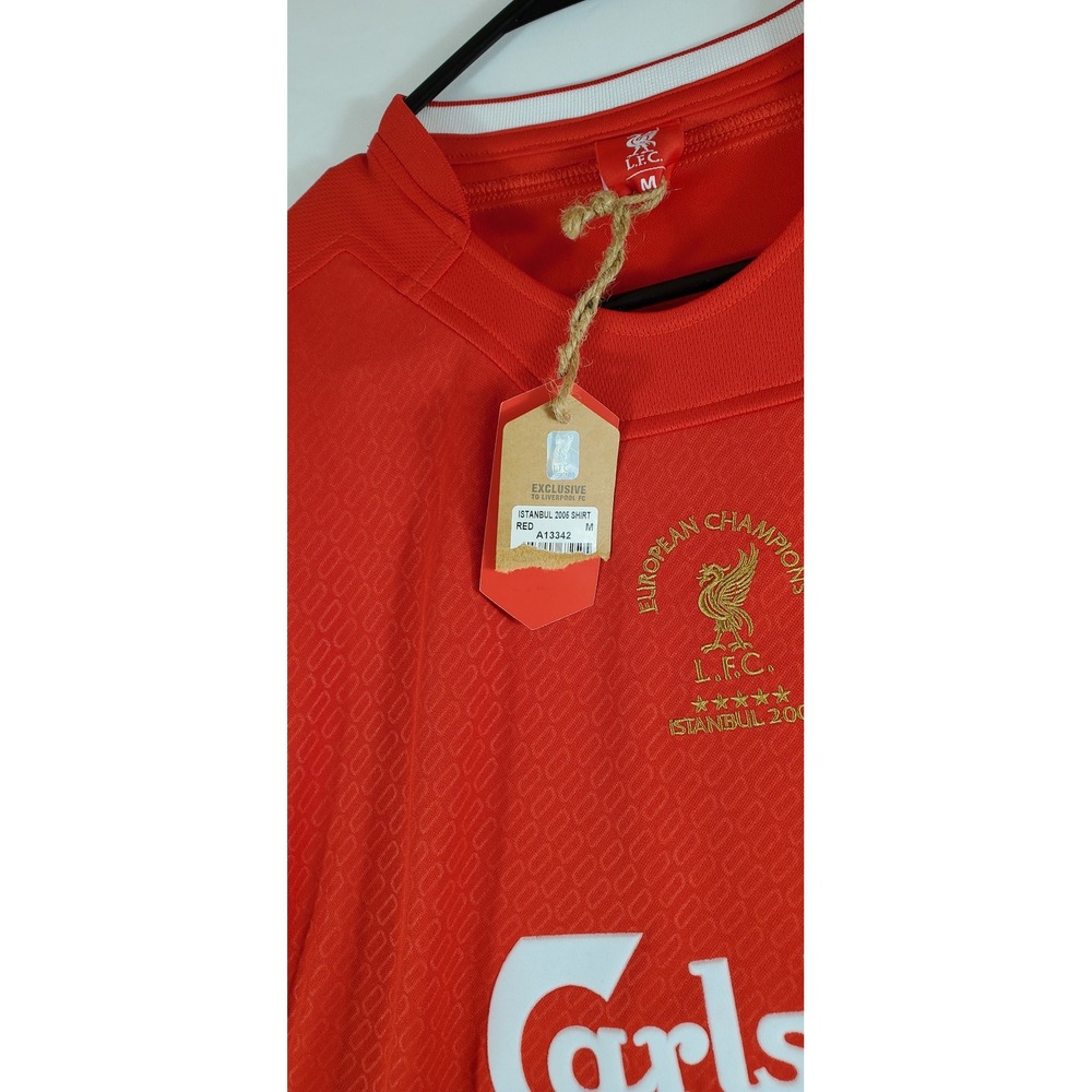 Liverpool FC European Champions 2005 Istanbul Football Jersey Men's Size M Red - Picture 6 of 8